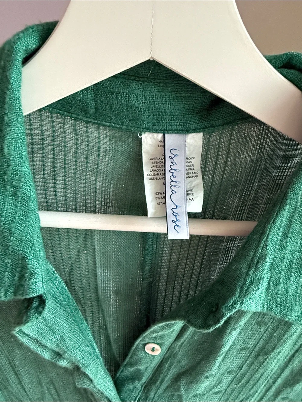 Isabella Rose Green Sleeveless Tie-Waist Romper Swim‎ Beach Cover boho style